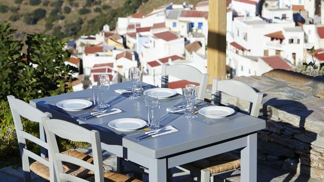 Kea Village Suites & Villas Ioulis Restoran gambar